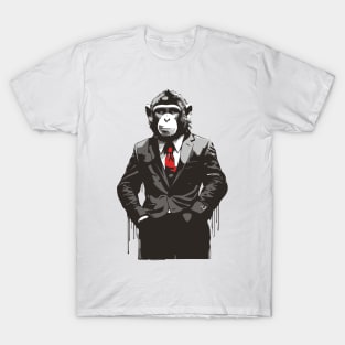 monkey in suit T-Shirt